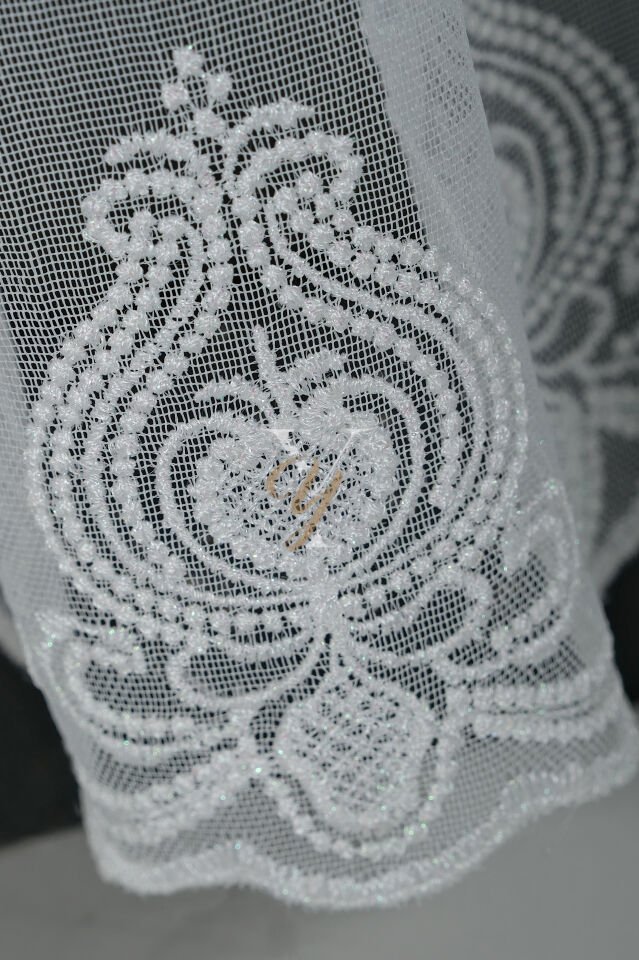 2506-1 Etek Tül Perde V-Fikse