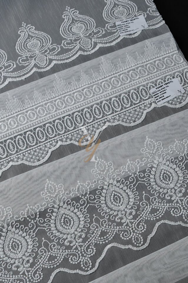 2506-1 Etek Tül Perde V-Fikse