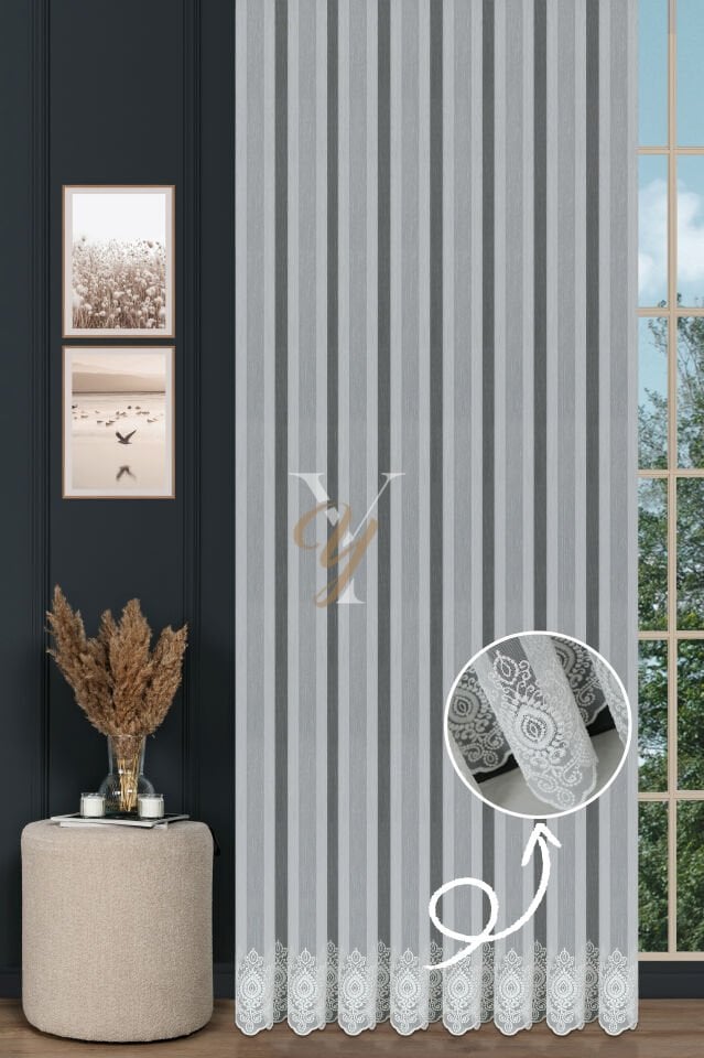 2505 Etek Tül Perde V-Fikse