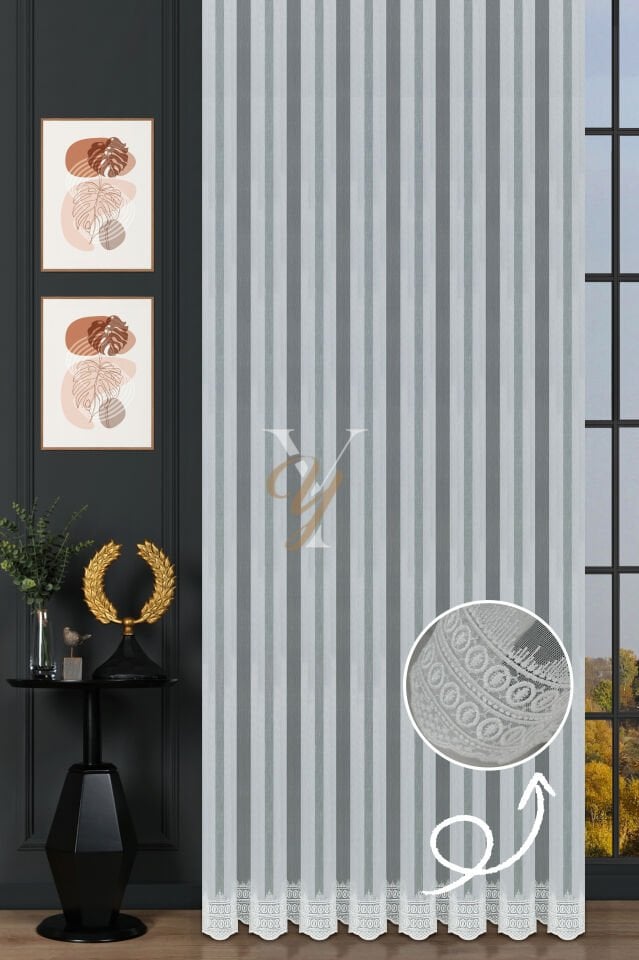 Np7210-1 Etek Tül Perde V-Fikse