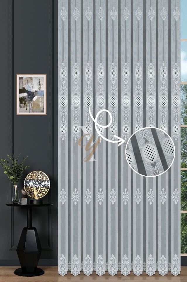 Np-2453-1 Tül Perde V-Fikse