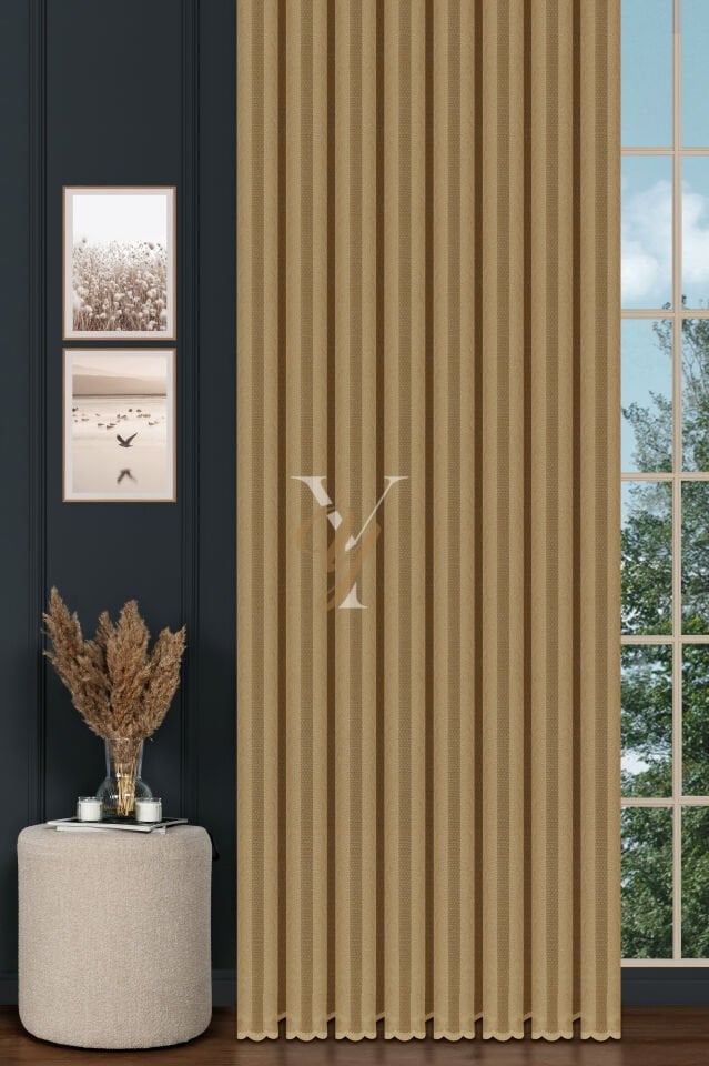 Piezzo Sedef Tül Perde V-Hardal