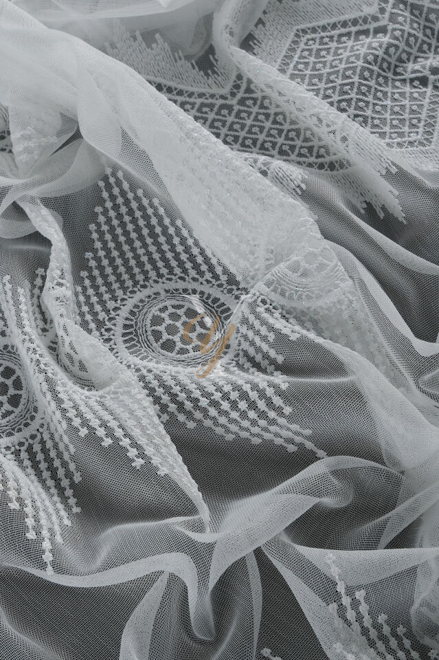 8P9553 - 12P9553 Tül Perde V-Fikse