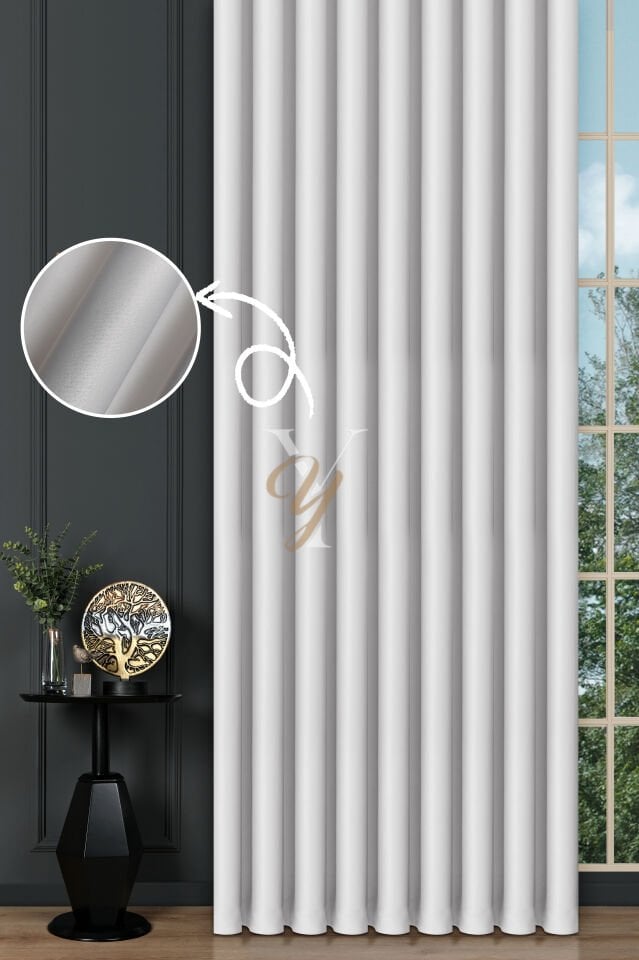 Blackout Fon Perde V-2001 Beyaz