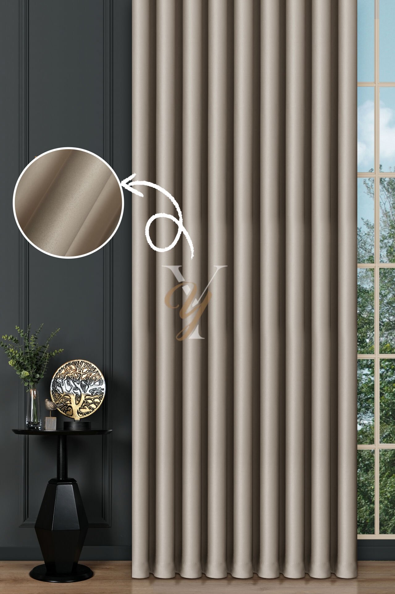 Blackout Fon Perde V-2003 Bej