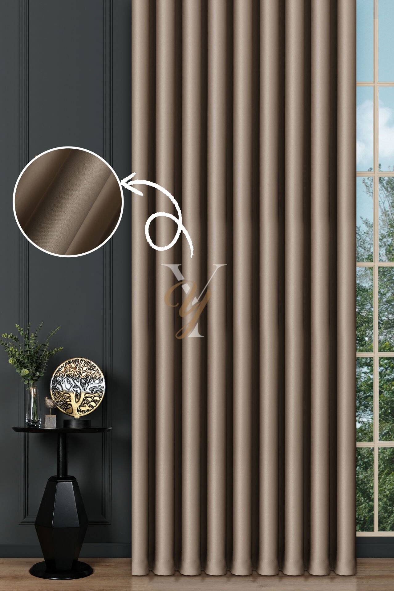 Blackout Fon Perde V-2004 Vizon