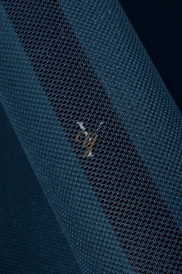 Piezzo Sedef Tül Perde V-Petrol