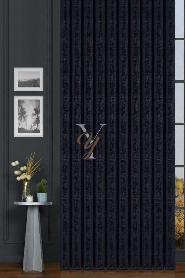 Petek Kdk Tül Perde 710 V-Lacivert