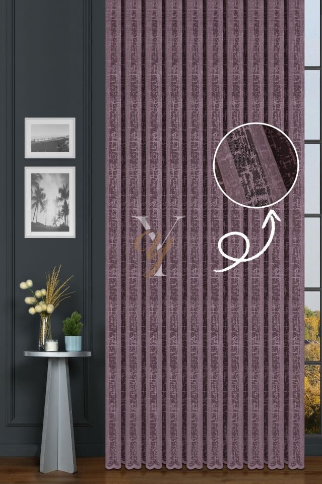 Petek Kdk Tül Perde 710 V-Mürdüm