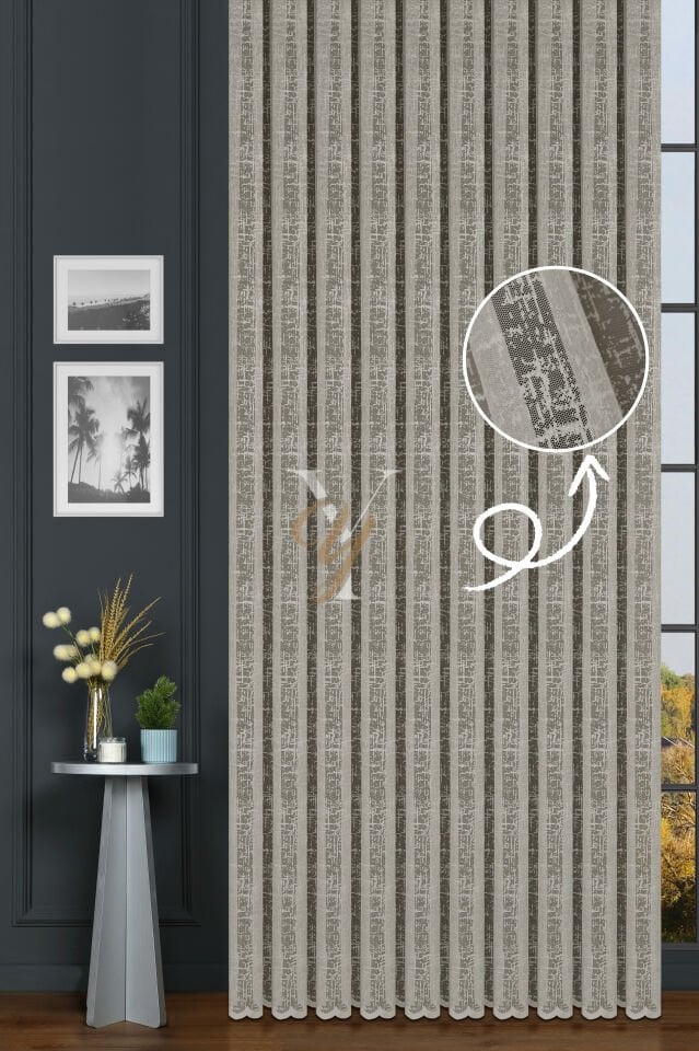 Petek Kdk Tül Perde 710 V-Bej