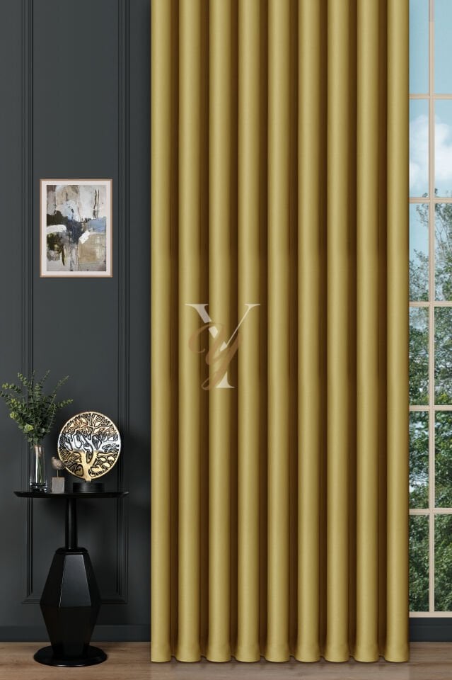 Blackout Fon Perde V-2017 Yağ Yeşili