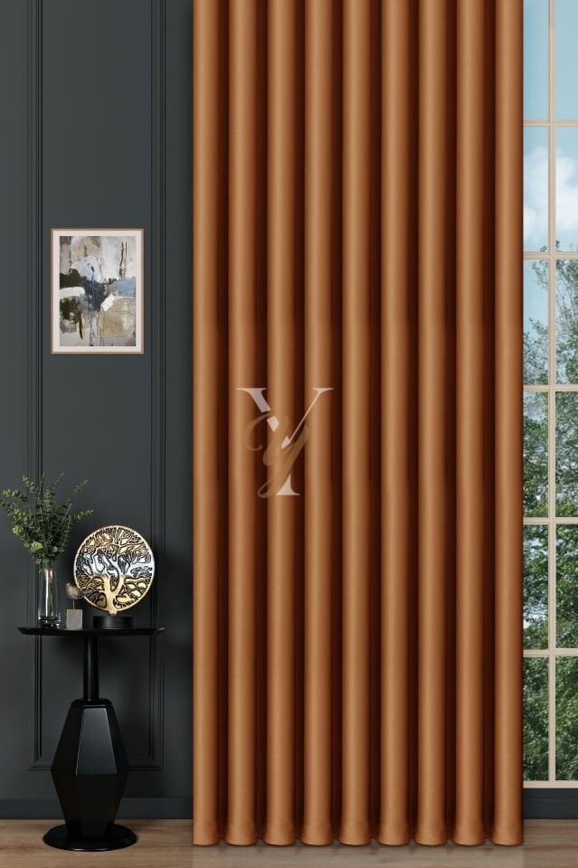 Blackout Fon Perde V-2018 Turuncu