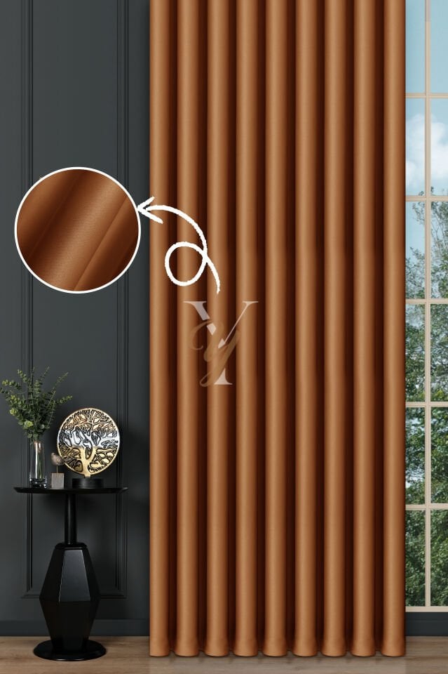 Blackout Fon Perde V-2018 Turuncu