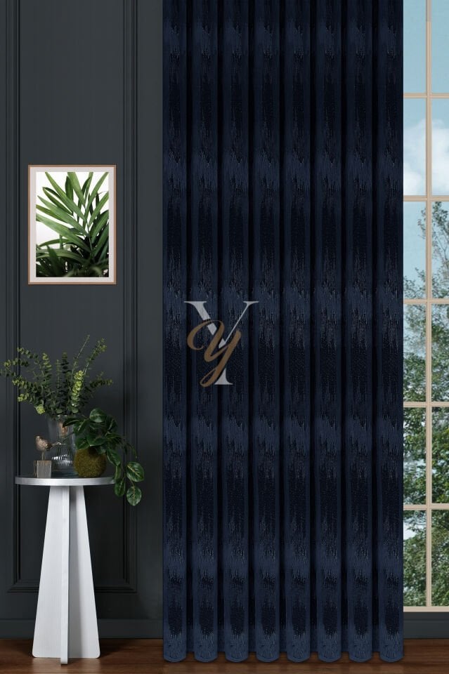 Petek Kdk Tül Perde 3006 V-Lacivert