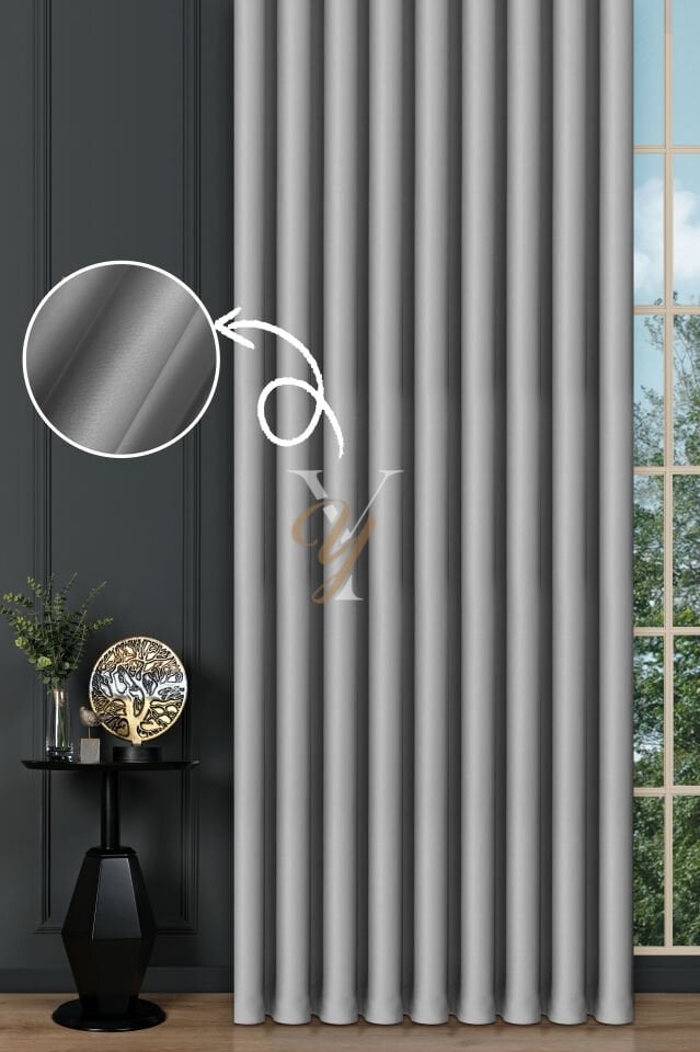 Blackout Fon Perde V-2021 Silver