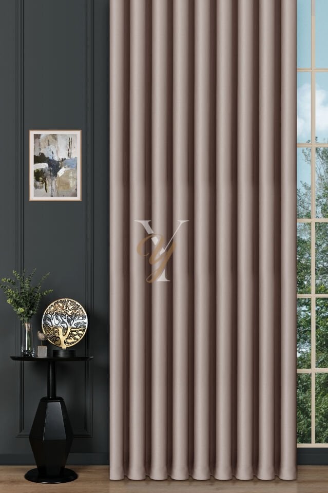 Blackout Fon Perde V-2027 Toz Pembe