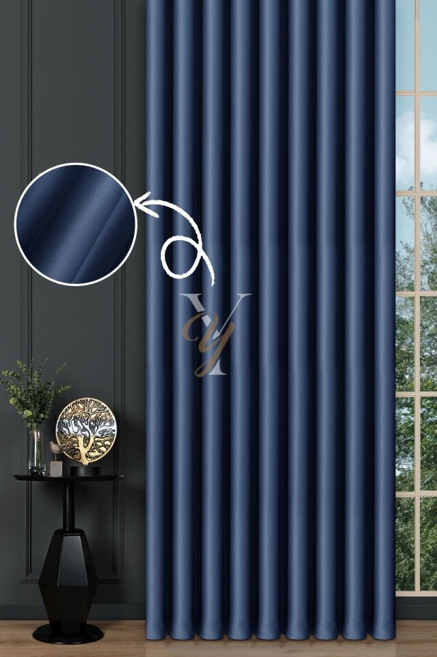 Blackout Fon Perde V-2033 Mavi