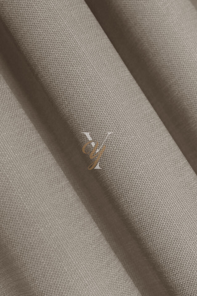 Keten Fon Perde V-4002 Bej