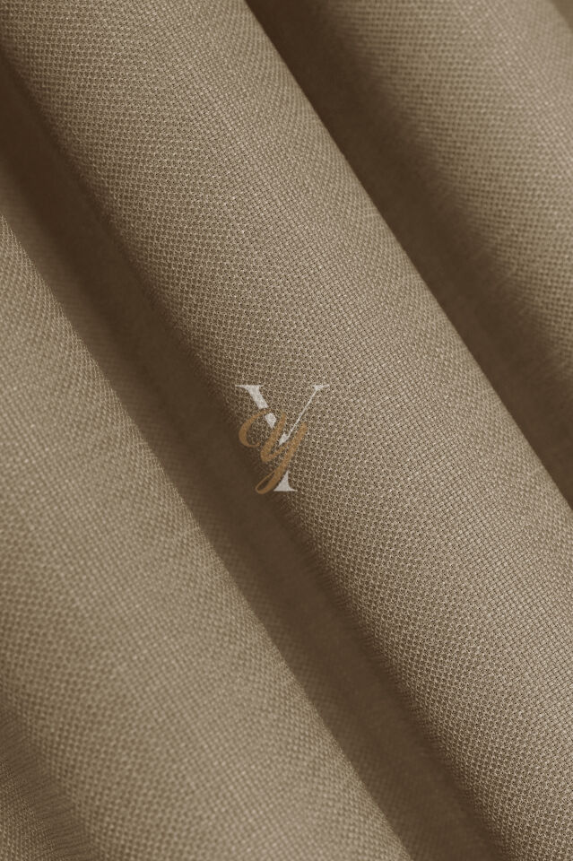 Keten Fon Perde V-4006 Bal Köpüğü