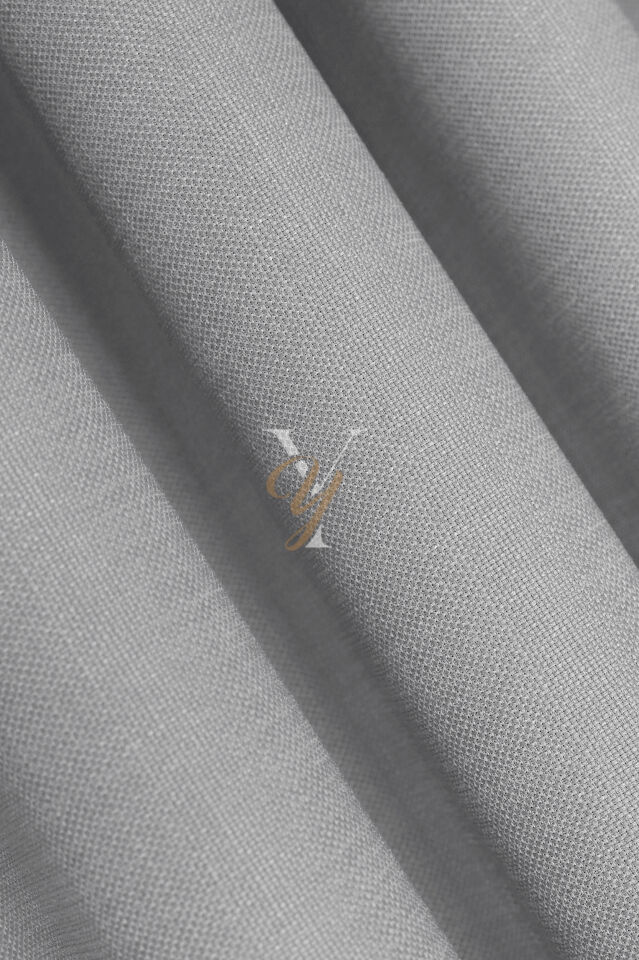 Keten Fon Perde V-4013 Taş