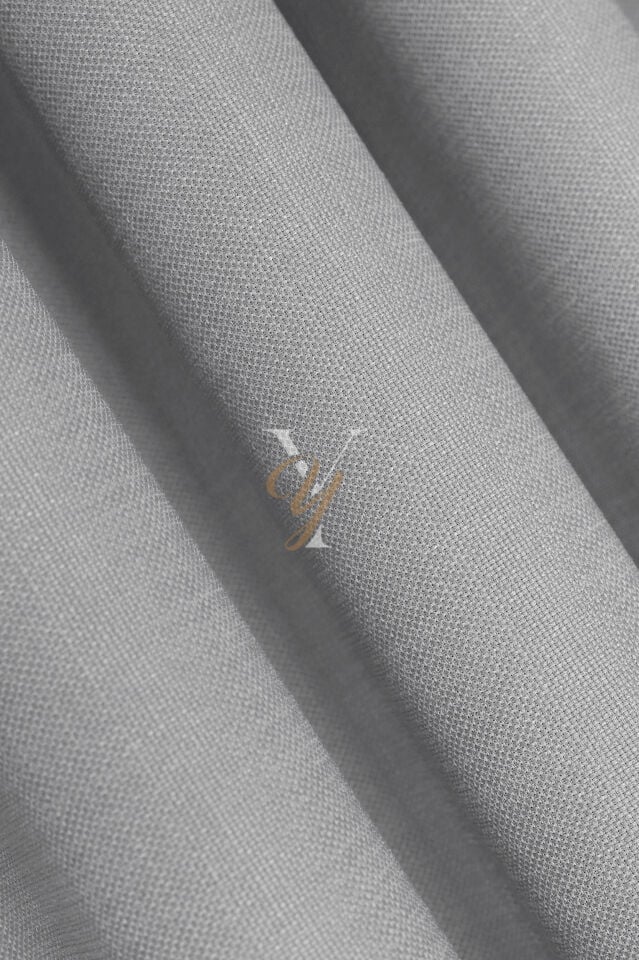 Keten Fon Perde V-4013 Taş