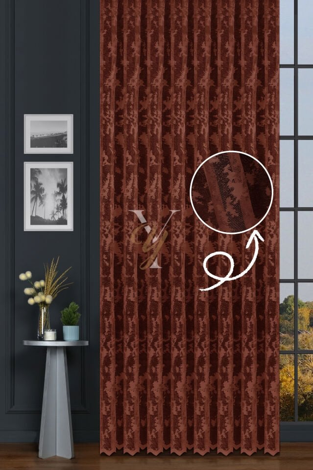 Kdk Pırıltı Lüx Tül Perde Bulut V-Taba