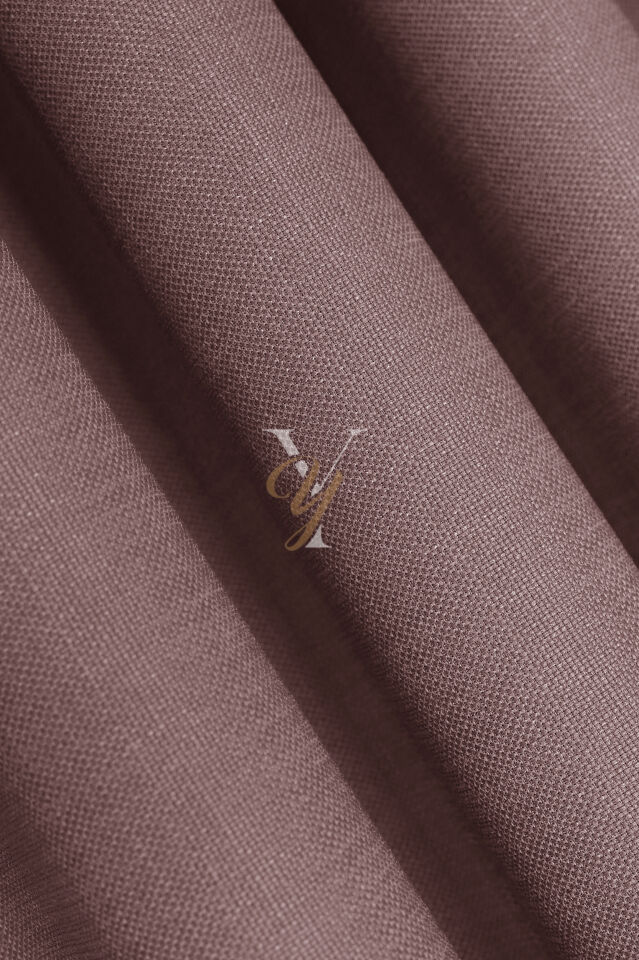 Keten Fon Perde V-4029 Pembe