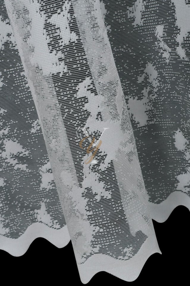 Kdk Pırıltı Lüx Tül Perde Bulut V-Krem