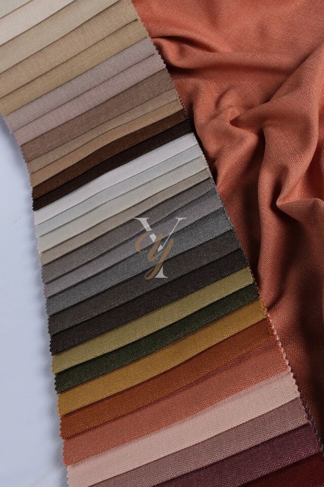 Keten Fon Perde V-4034 Lacivert