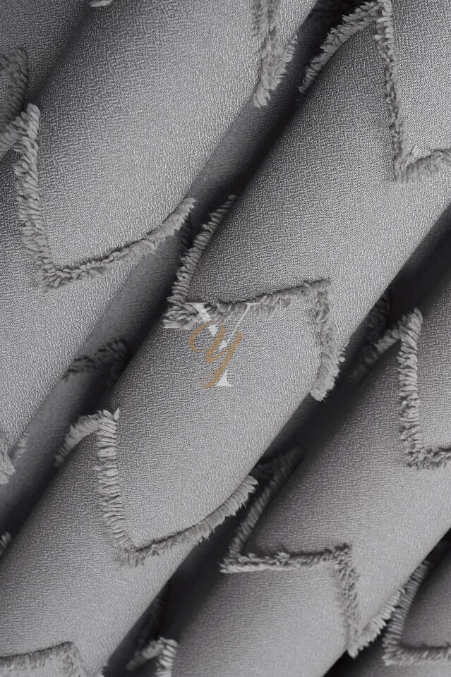 Jakar Kesme Fon Perde Ezgi V-6014 Gri