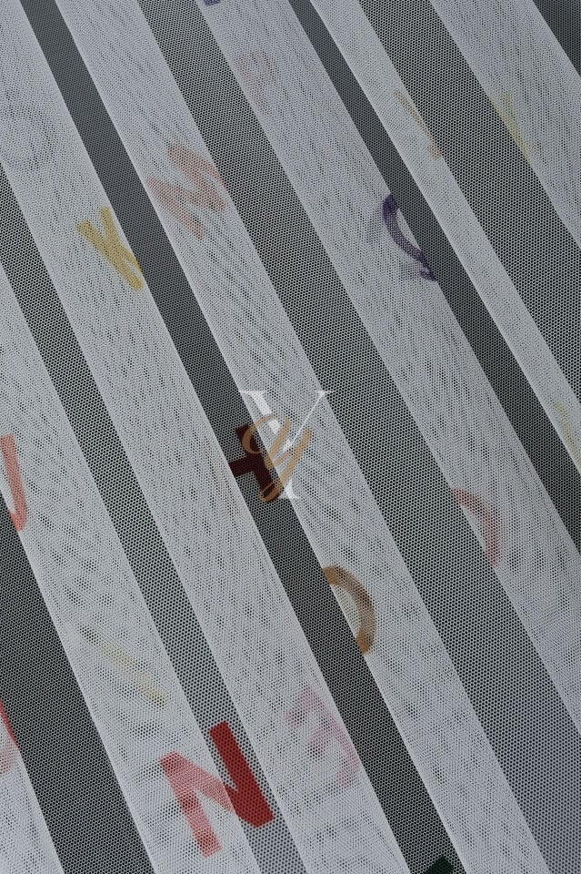 Baskılı Kurşunlu Grek Tül Perde Çocuk Kalem