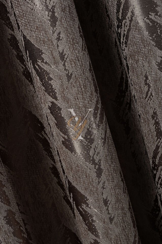 Okyanus Fon Perde 201199 V-51939 Sütlü Kahve