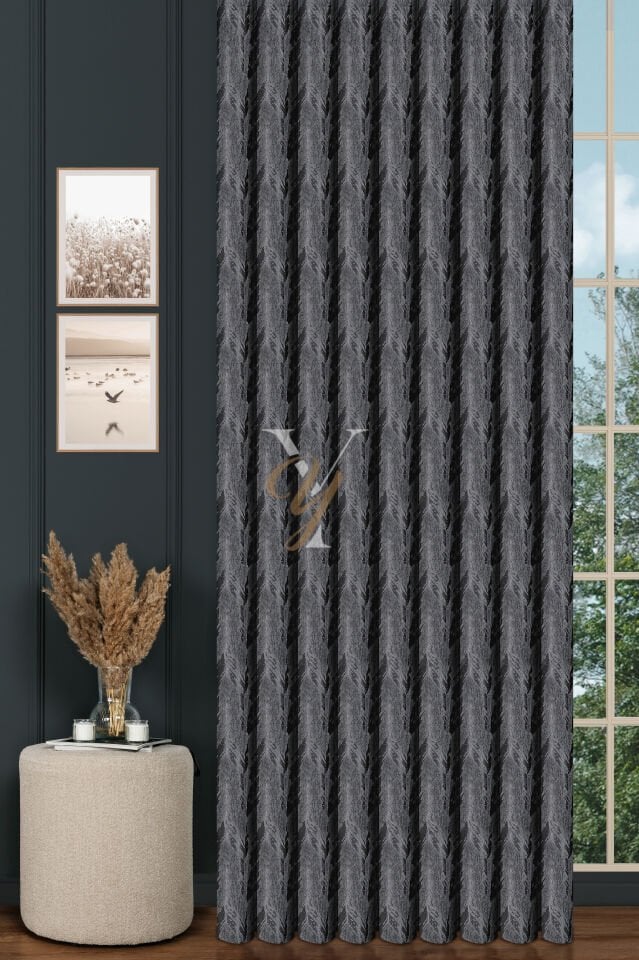 Okyanus Fon Perde 201199 V-34527 Gri