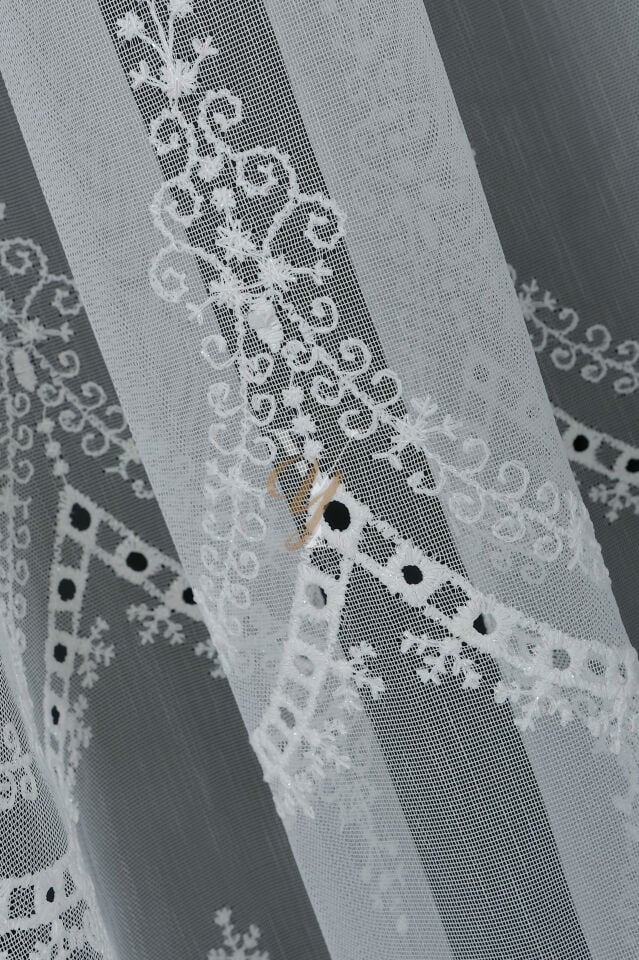 TT24187 Tül Perde V-Ekru