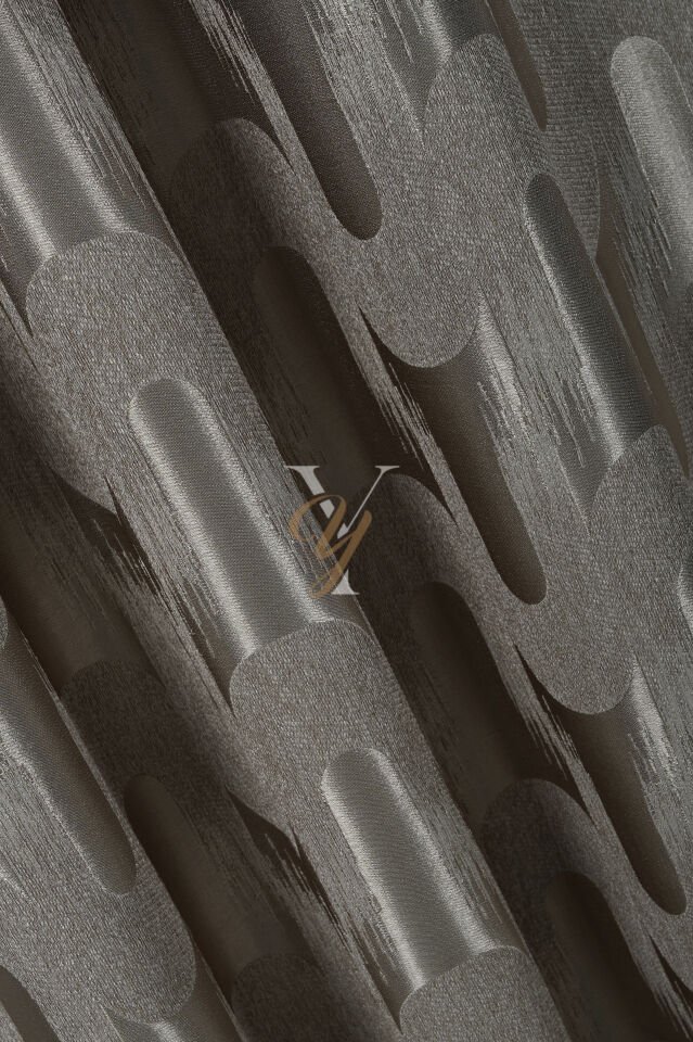 Okyanus Fon Perde 201183 V-28146 Gümüş Gri