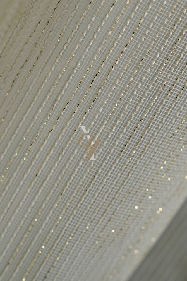 Simli Çelik 5006 Tül Perde V-Gold