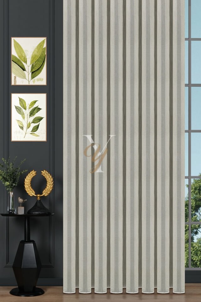 Simli Çelik 5006 Tül Perde V-Gold