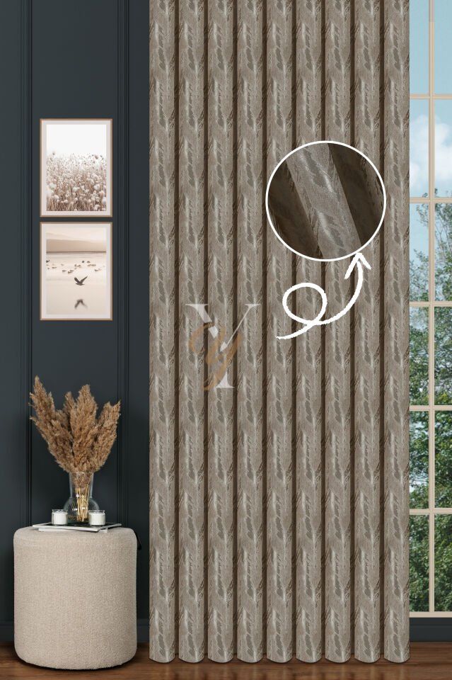 Okyanus Fon Perde 201199 V-33453 Krem Kesim