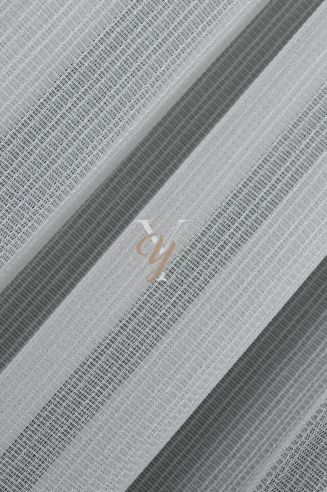 9198 Tül Perde V-01 Beyaz